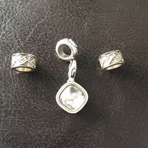 Brighton charm and 2 spacers